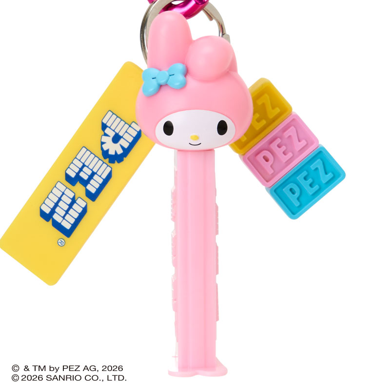 マイメロディ PEZ カラビナ付きキーホルダー