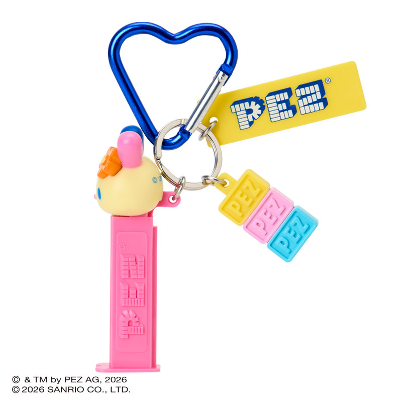 ウサハナ PEZ カラビナ付きキーホルダー