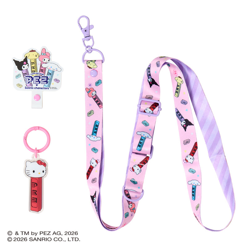 サンリオキャラクターズ PEZ ショルダーストラップ