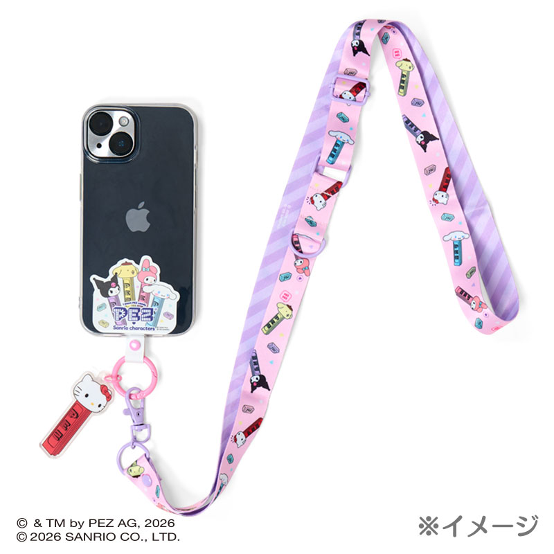 サンリオキャラクターズ PEZ ショルダーストラップ