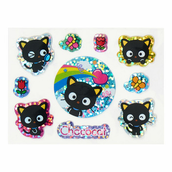 チョコキャット ストラップ＆シールセット（スーパーキュートアドベンチャーズ あこがれのマイスマホ）