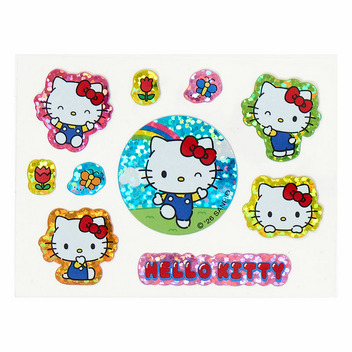 ハローキティ ストラップ＆シールセット（スーパーキュートアドベンチャーズ あこがれのマイスマホ）