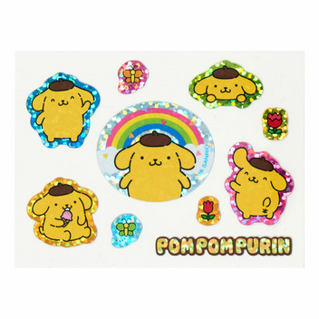 ポムポムプリン ストラップ＆シールセット（スーパーキュートアドベンチャーズ あこがれのマイスマホ）