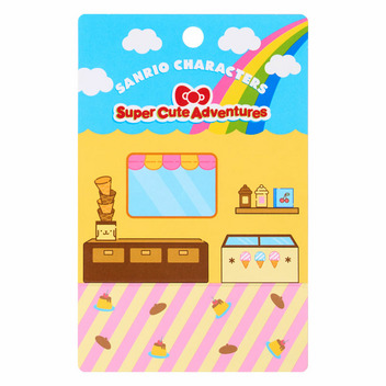 ポムポムプリン ストラップ＆シールセット（スーパーキュートアドベンチャーズ あこがれのマイスマホ）