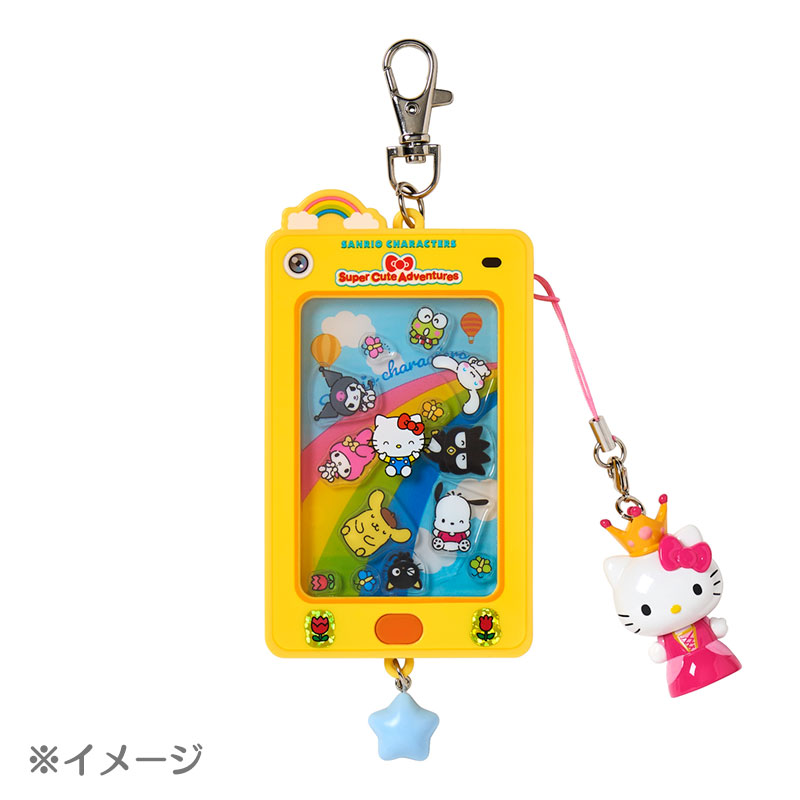 ハローキティ ストラップ＆シールセット（スーパーキュートアドベンチャーズ あこがれのマイスマホ）