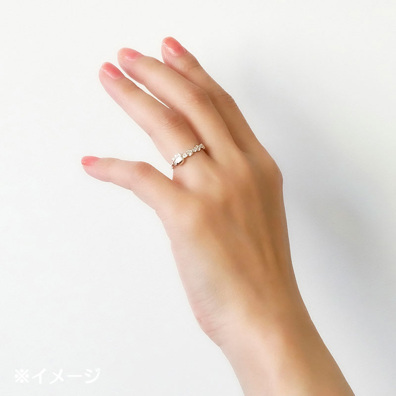 ハローキティ スパークルエタニティリング