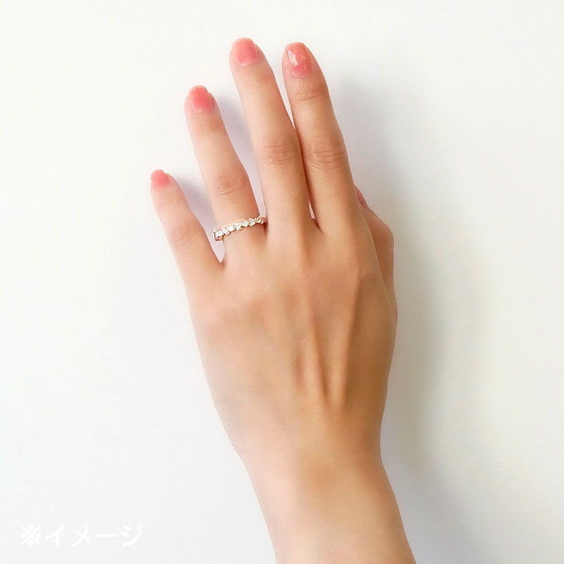 ハローキティ スパークルエタニティリング