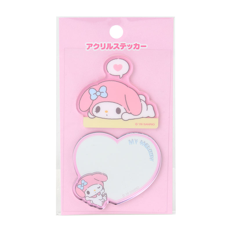 マイメロディ アクリルステッカー