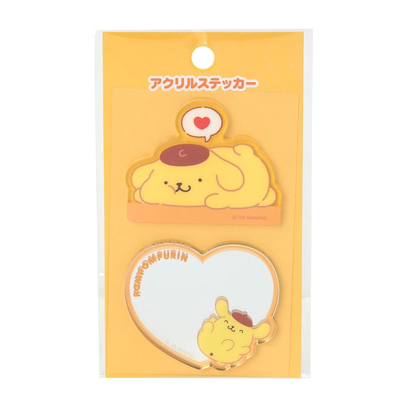 ポムポムプリン アクリルステッカー