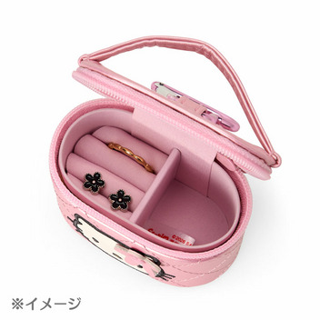 ハローキティ バニティ形ミニアクセサリーケース（ミニチュアキルト）