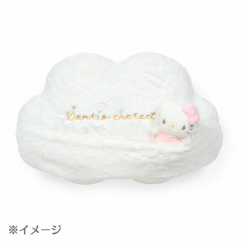 サンリオキャラクターズ クッション（しろふわ雲でおひるね