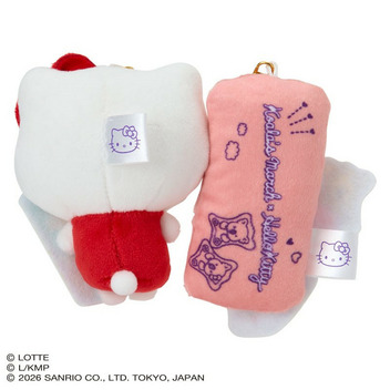 ハローキティ LOTTE ニコぬいキーホルダー
