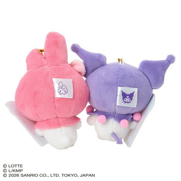 マイメロディ&クロミ LOTTE ニコぬいキーホルダー