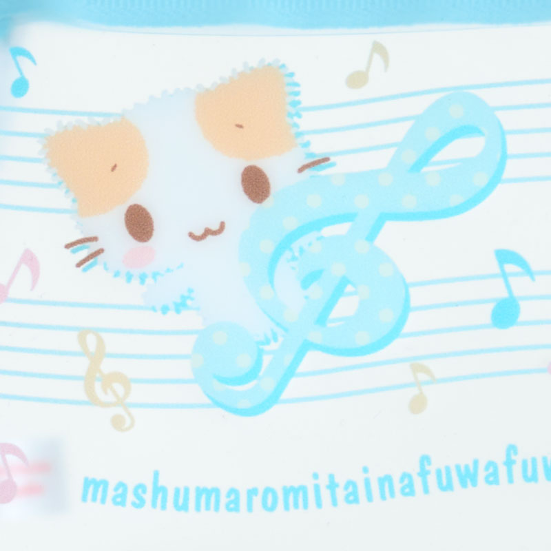 マシュマロみたいなふわふわにゃんこ ミニクリアポーチ