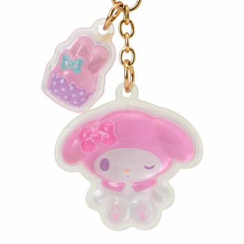 マイメロディ キーホルダー2個セット（お揃いニコにこ）