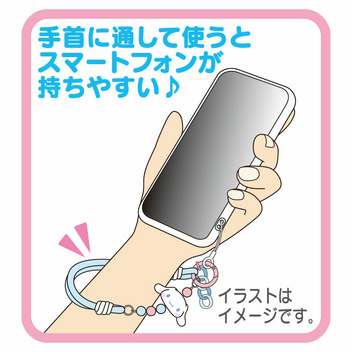 シナモロール ロープハンドストラップ