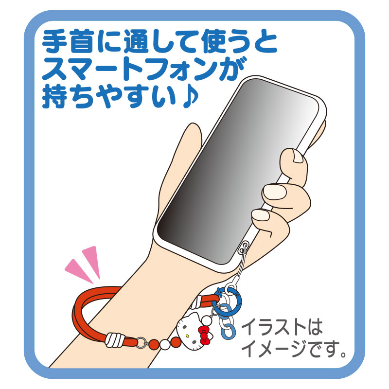 ハローキティ ロープハンドストラップ