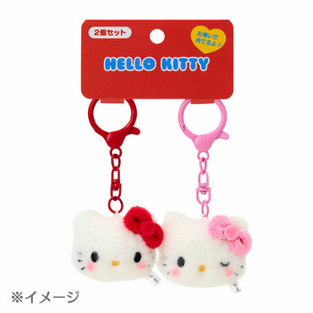 マイメロディ ミニマスコットキーホルダー2個セット（お揃いニコにこ）