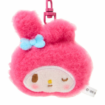 マイメロディ ミニマスコットキーホルダー2個セット（お揃いニコにこ）