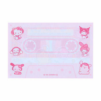 サンリオキャラクターズ 【景品】カセットテープ風メモ