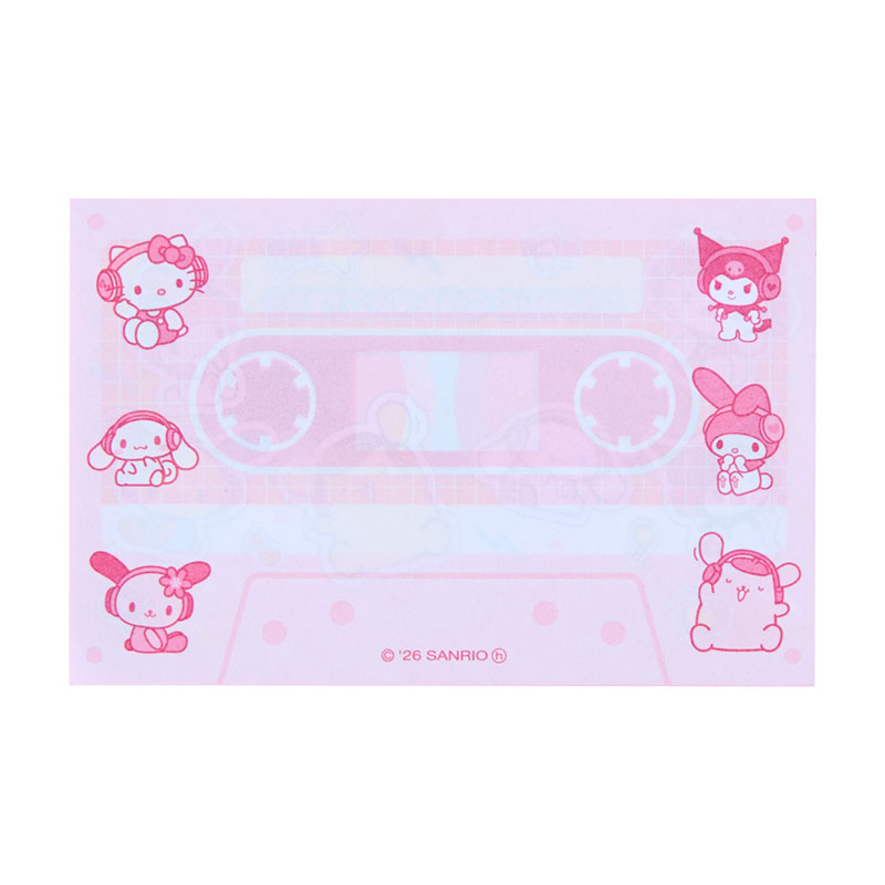 サンリオキャラクターズ 【景品】カセットテープ風メモ