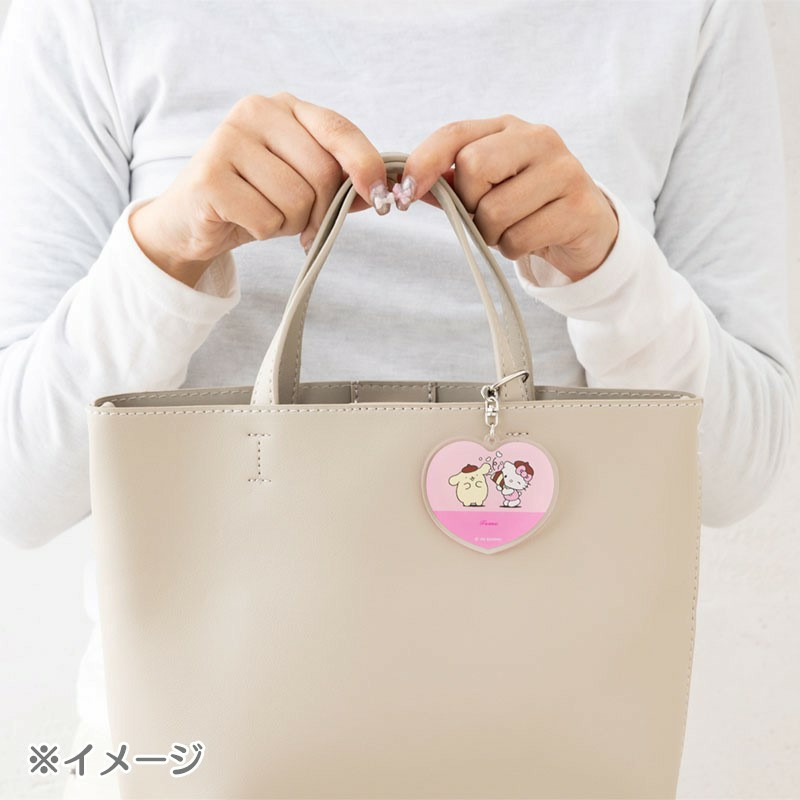 ポムポムプリン アクリルキーホルダー（みんなおともだちデザインシリーズ）
