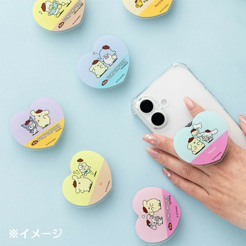 ポムポムプリン スマートフォングリップ（みんなおともだちデザインシリーズ）