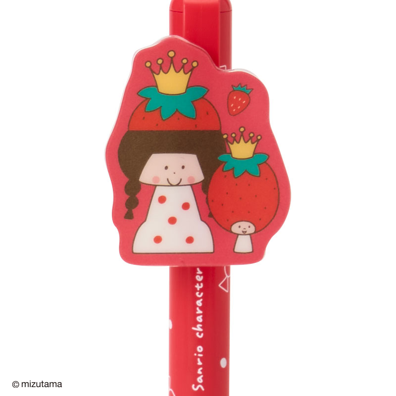いちごの王さま mizutama プレート付きボールペン