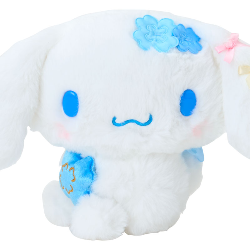 シナモロール ぬいぐるみ（水色クローバー）