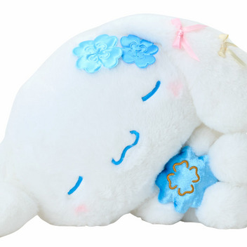 シナモロール 抱きぬいぐるみ（水色クローバー）
