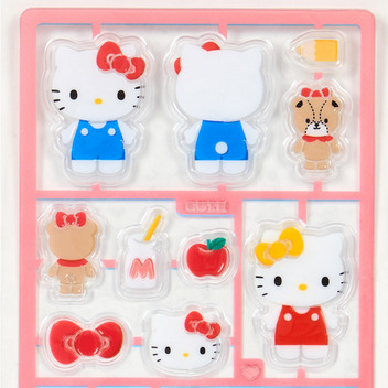 ハローキティ プラスチックモデル風シール