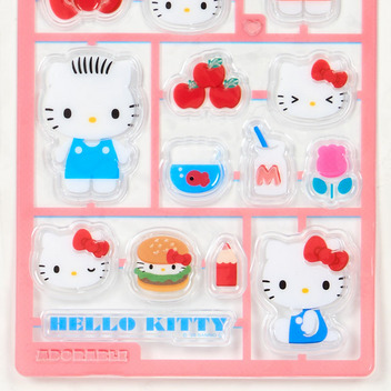 ハローキティ プラスチックモデル風シール