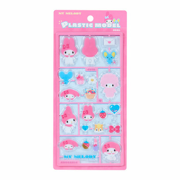 マイメロディ プラスチックモデル風シール