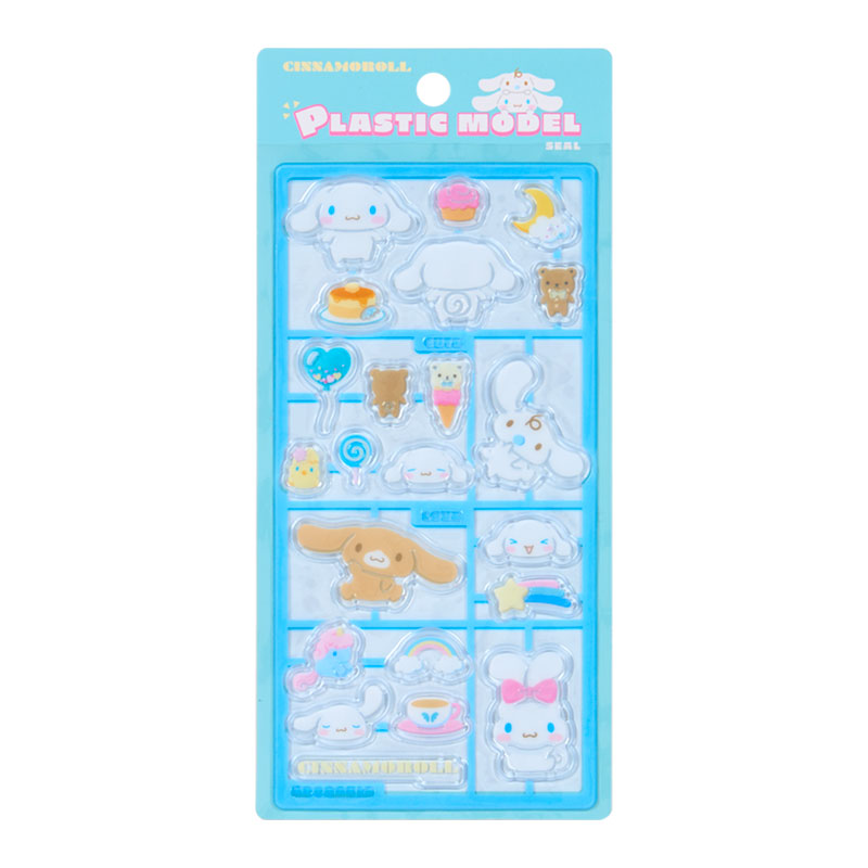 シナモロール プラスチックモデル風シール