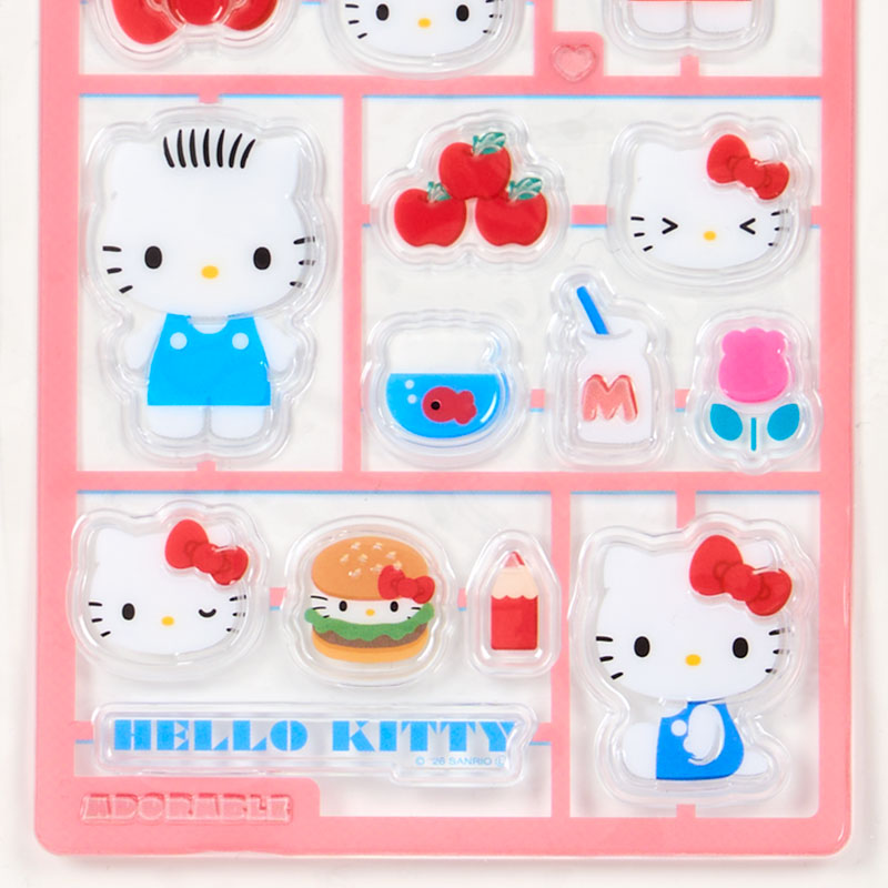 ハローキティ プラスチックモデル風シール