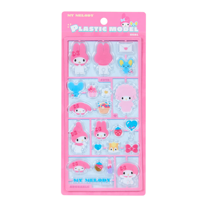 マイメロディ プラスチックモデル風シール