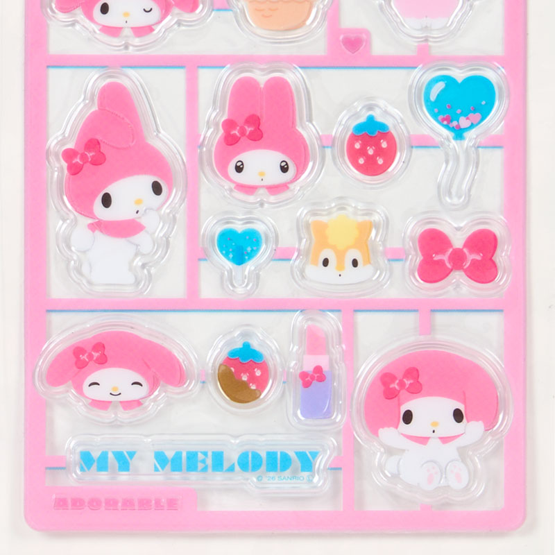 マイメロディ プラスチックモデル風シール