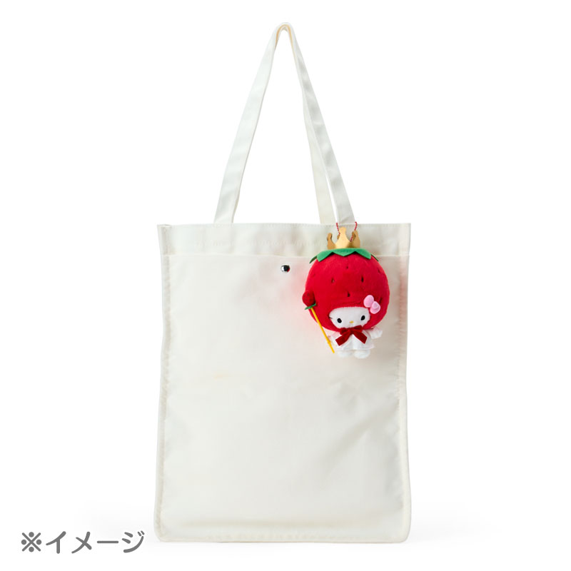 ポチャッコ マスコットホルダー（いちごの王さまなりきり）