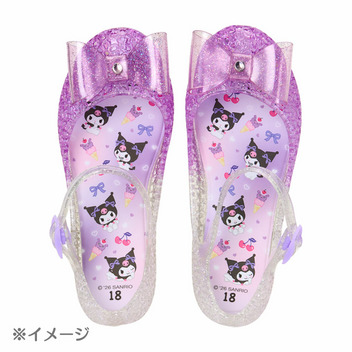 クロミ キッズクリアサンダル