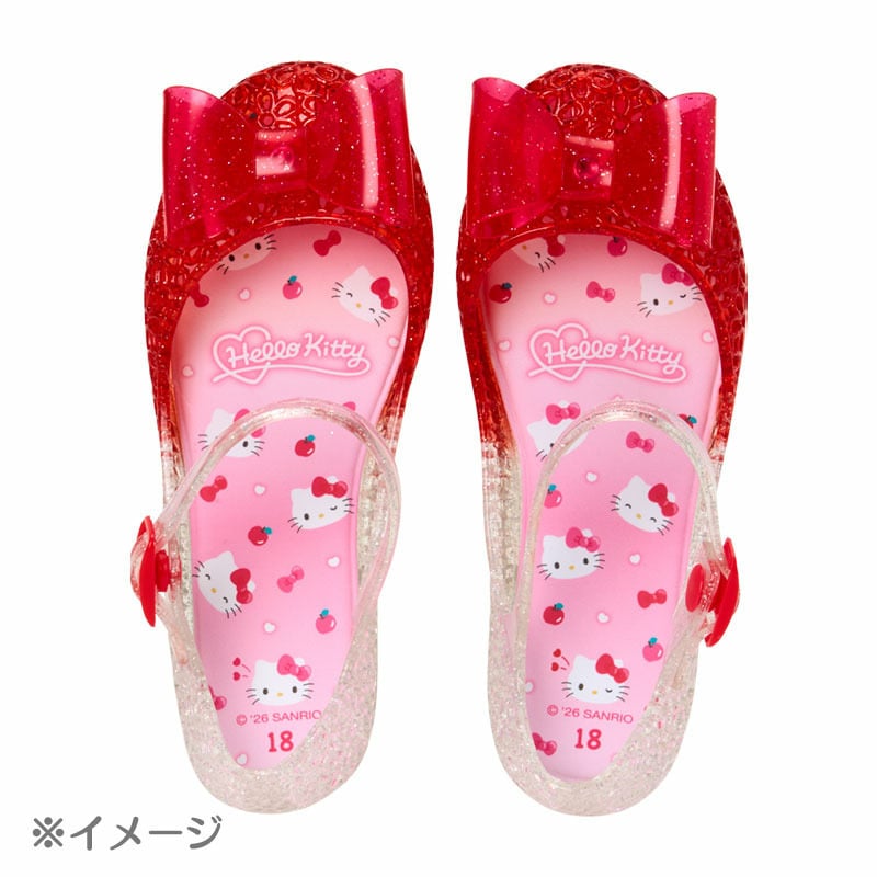 ハローキティ キッズクリアサンダル
