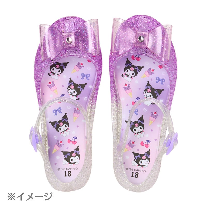 クロミ キッズクリアサンダル