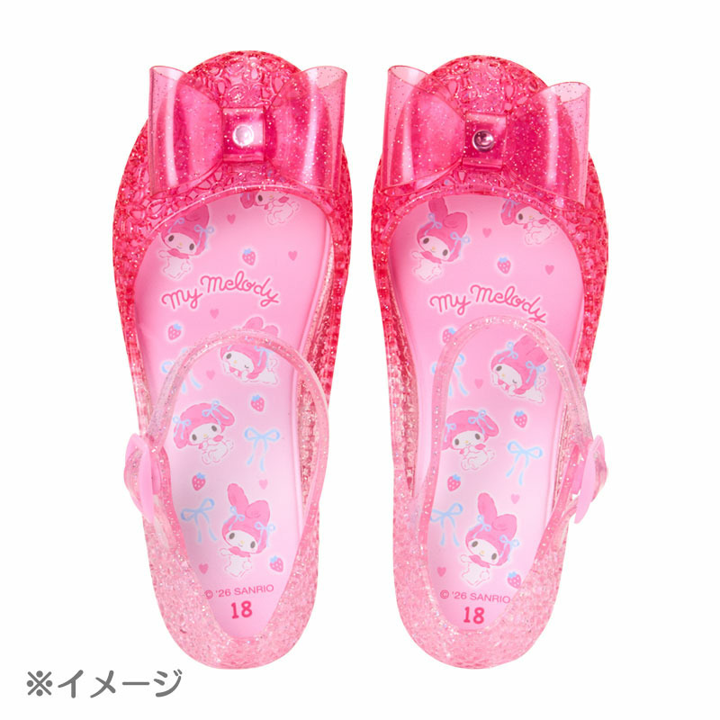 マイメロディ キッズクリアサンダル