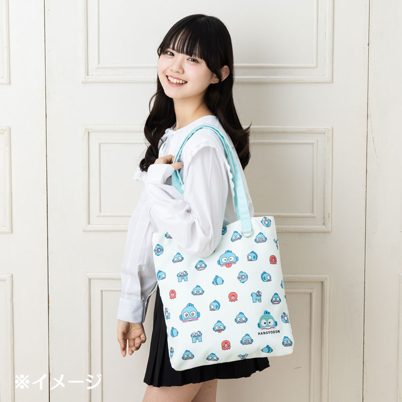 ハンギョドン トートバッグ（ハンギョドン・バッドばつ丸　おもしろフェイスデザイン）