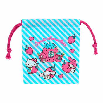 サンリオキャラクターズ 【景品】ミニ巾着（いちご）
