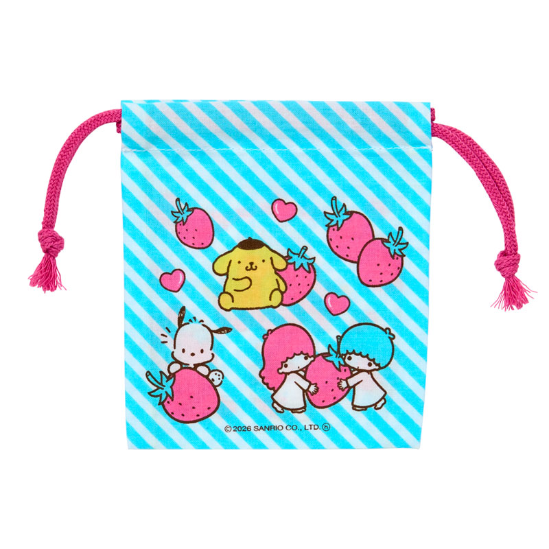 サンリオキャラクターズ 【景品】ミニ巾着（いちご）