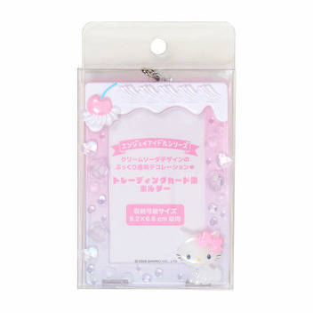 チャーミーキティ トレーディングカード用ホルダー（エンジョイアイドル）