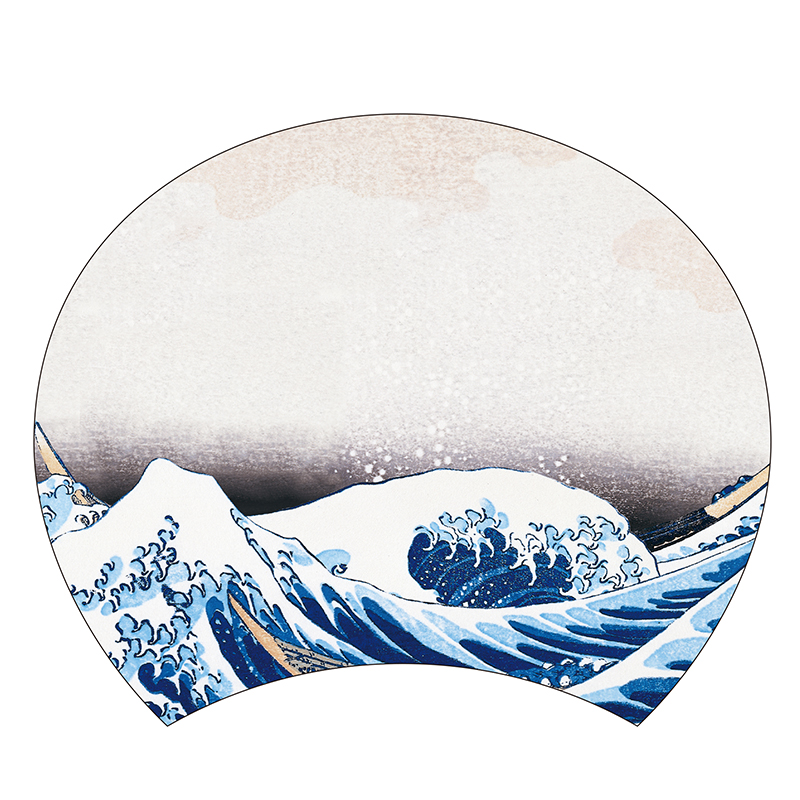 サマー　神奈川沖浪裏うちわ