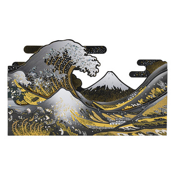  多目的　黒と金の神奈川沖浪裏