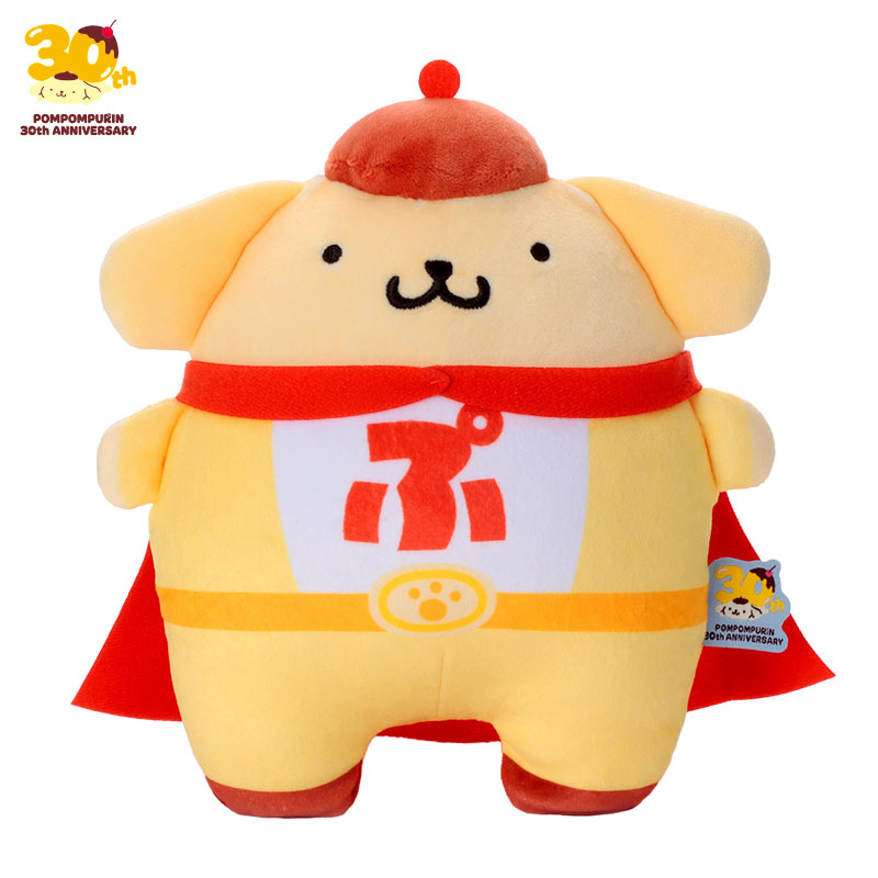 ポムポムプリン ぬいぐるみ（もちもちヒーロー）