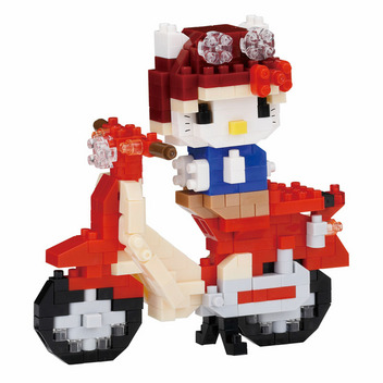 ハローキティ ナノブロック HONDA スーパーカブ